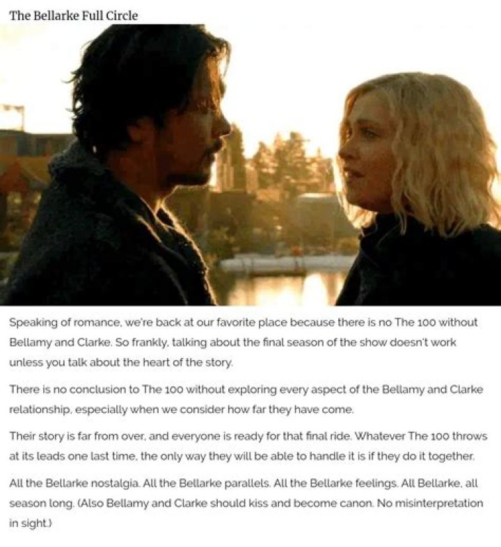 Bellamy And Clarke: Meet The Actors Behind The Iconic Characters