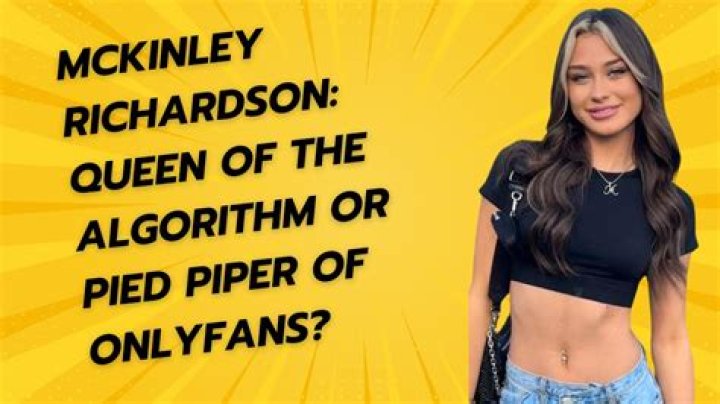 Exclusive Content From McKinley Richardson: Your Gateway To Her OnlyFans