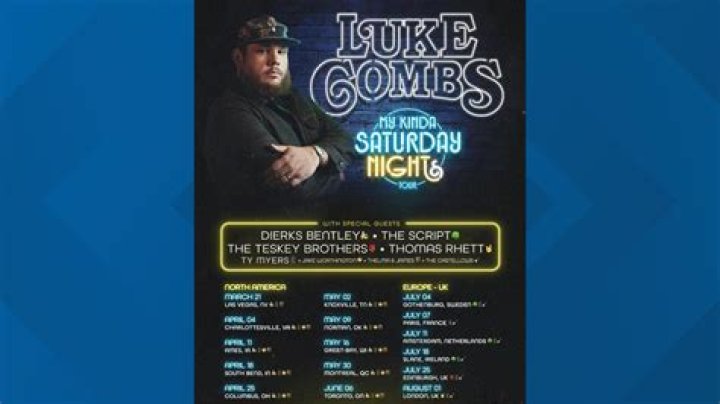 Experience The Magic: Luke Combs UK Tour