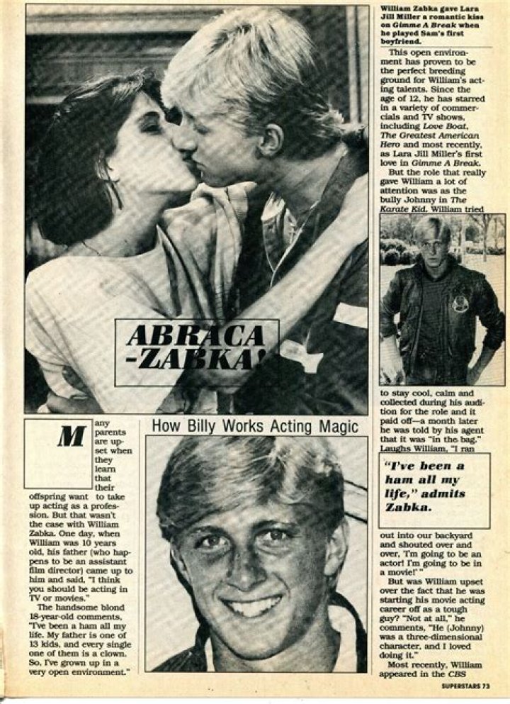 Exploring The Age Of William Zabka In 1984