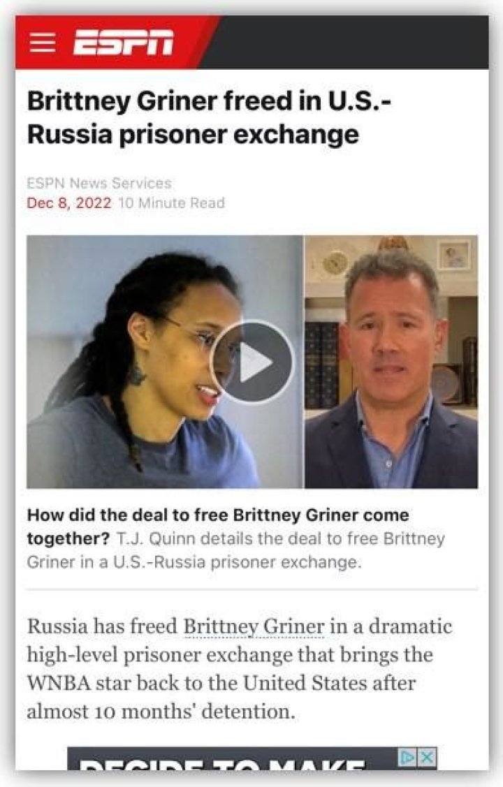 Fact-Checking: Did Brittney Griner Start Life As A Male?
