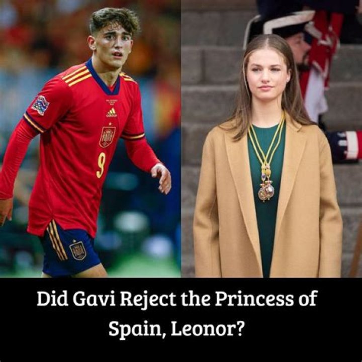 Gavi And The Spain Princess: A Match Of Youth And Royalty