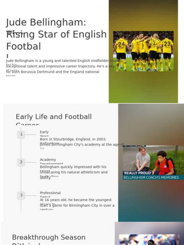 Jude Bellingham: The Rising Star Of English Football