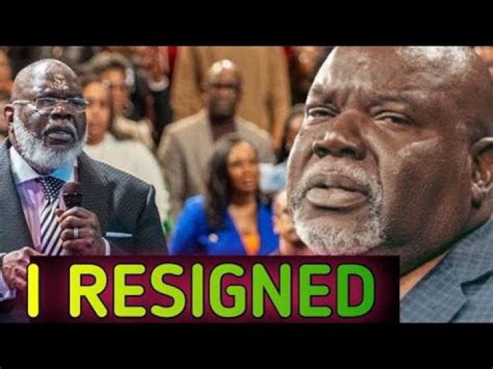 TD Jakes' Resignation Rocks The Church World
