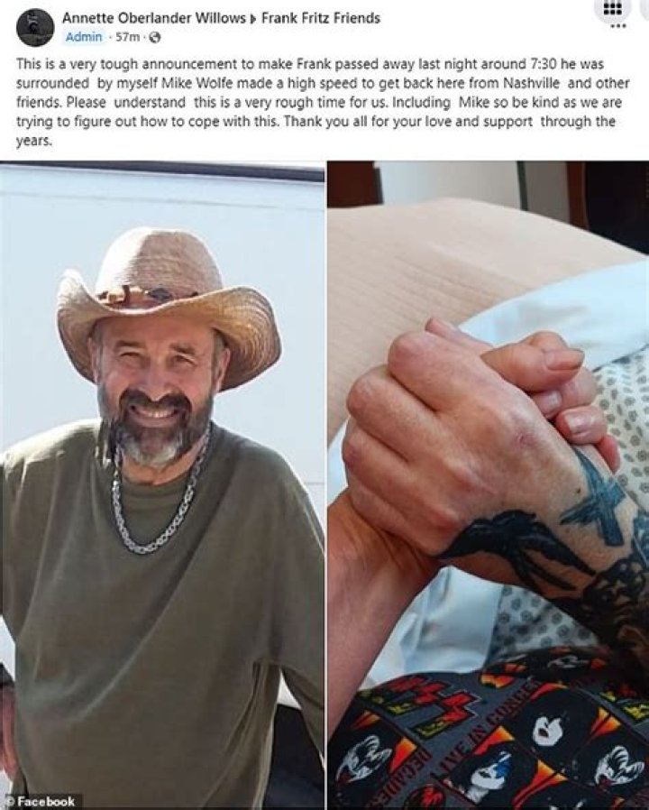 Unraveling The Truth: Did Frank Fritz Pass Away Today?