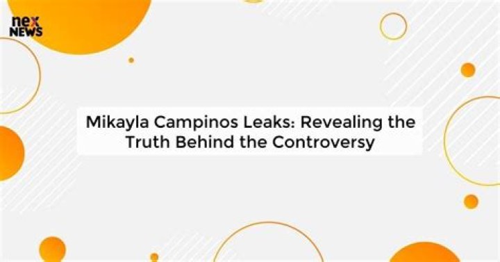 Unveiling The Mystery Of Mikayla Campinos Leak: What You Need To Know